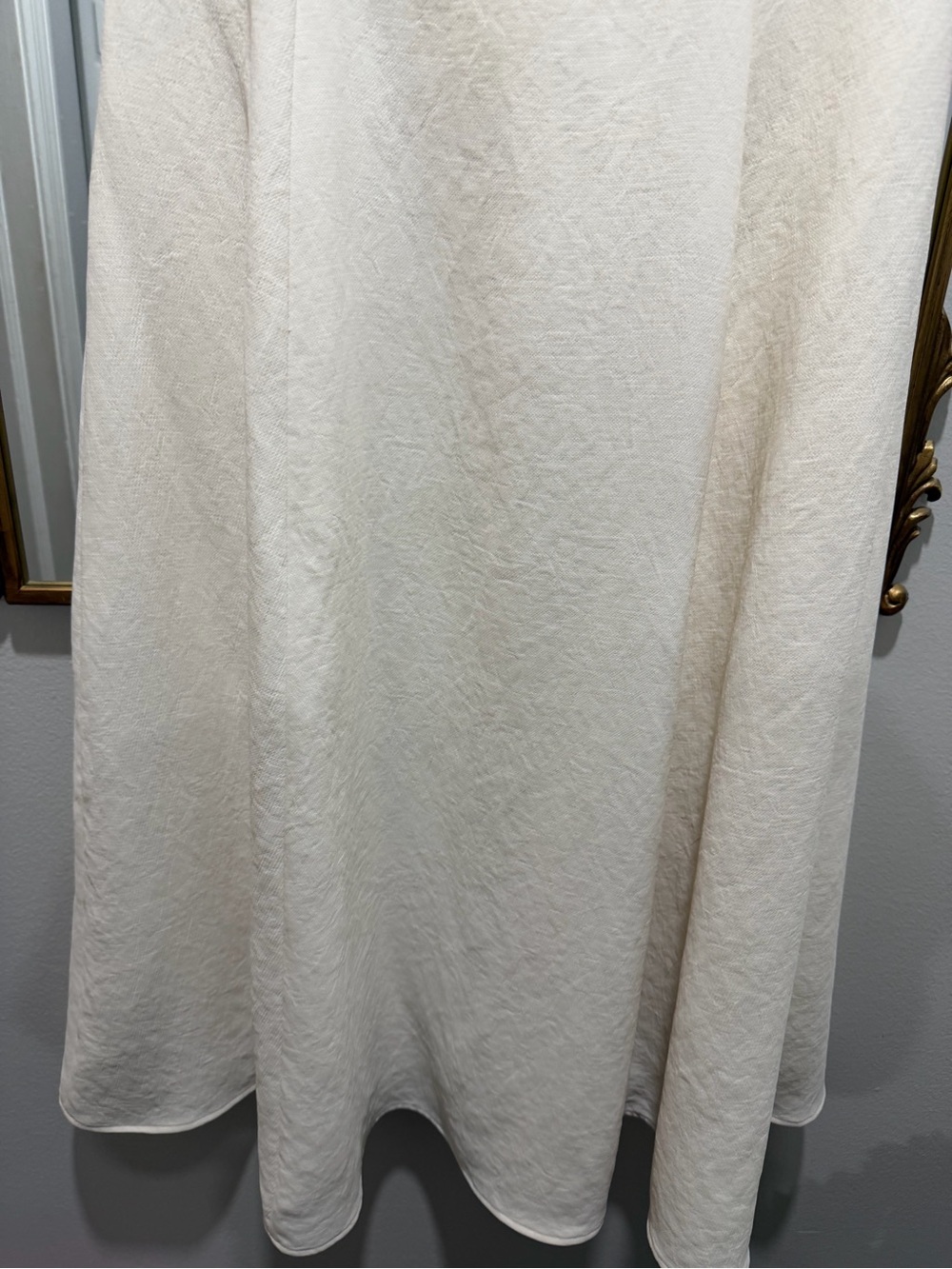 Aritzia Cream Strapless A-Line Dress - Picture 3 of 9